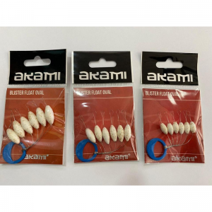 Perlas Flotante Akami Blanca con Purpurina