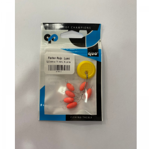 Flotter Rojo Luminoso QUO, 5,6x11 mm