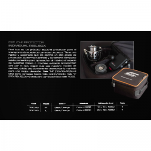 ESTUCHE PROTECTOR INDIVIDUAL REEL BOX DE CINNETIC TALLA L