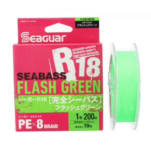 TRENZADO R-18 SEABASS GREEN 200M DE SEAGUAR