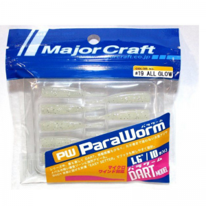 Major Craft Para Worm Dart 1.6'' All Glow