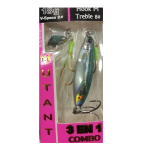 Jig Takeshi 10Gr - Mutant Combo 3 en 1 - Real Sardine