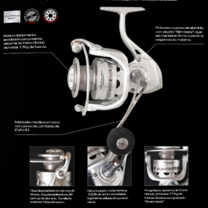 Carrete Cinnetic Cautiva III 5500 XP Alu