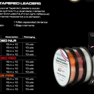 Colas de rata Cinnetic Professional Tapered Leaders Transparente (NRL)