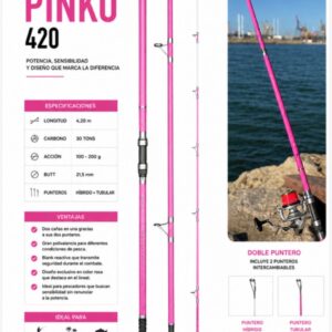 Caña Duraflot Power Pinku 420 Doble Puntero